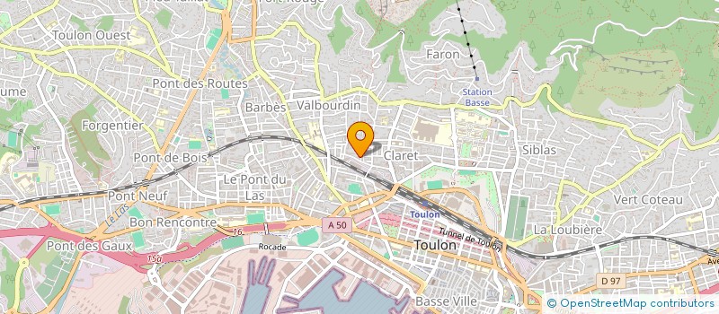 localisation de l'entreprise MONSIEUR CHRISTOPHE NANNI  TOULON