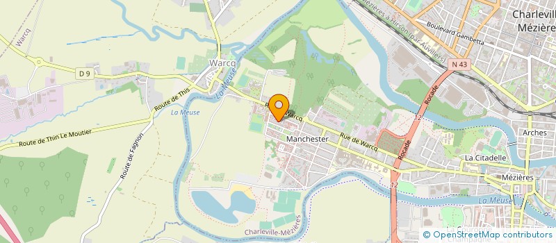 localisation de l'entreprise MONSIEUR CHRISTOPHE NAPOLI  CHARLEVILLE-MEZIERES