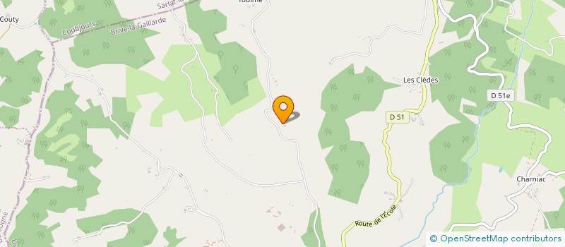 localisation de l'entreprise MONSIEUR CHRISTOPHE NAQUET  LOUIGNAC