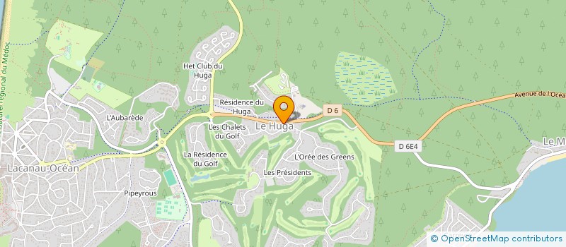 localisation de l'entreprise MONSIEUR CHRISTOPHE NARBONNAUD  LACANAU