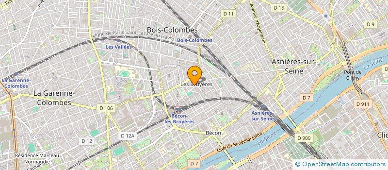 localisation de l'entreprise MONSIEUR CHRISTOPHE NARBONNE  ASNIERES-SUR-SEINE