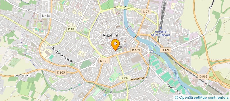 localisation de l'entreprise MONSIEUR CHRISTOPHE NARCY à AUXERRE