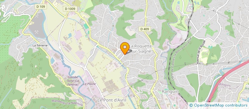 localisation de l'entreprise MONSIEUR CHRISTOPHE NASSO à LA ROQUETTE-SUR-SIAGNE