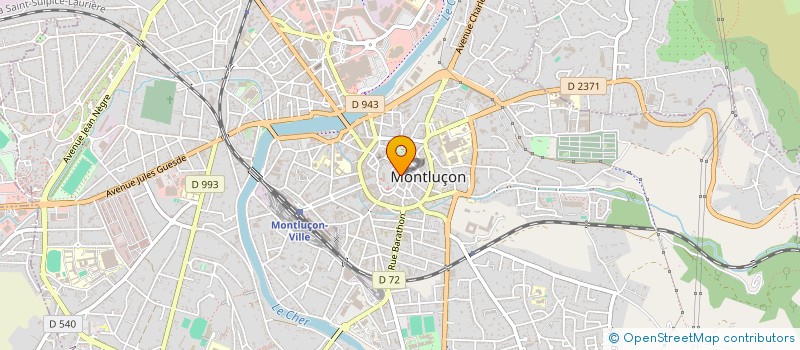 localisation de l'entreprise MONSIEUR CHRISTOPHE NAUDIN  MONTLUCON