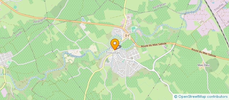 localisation de l'entreprise MONSIEUR CHRISTOPHE NAVARO  TROUILLAS