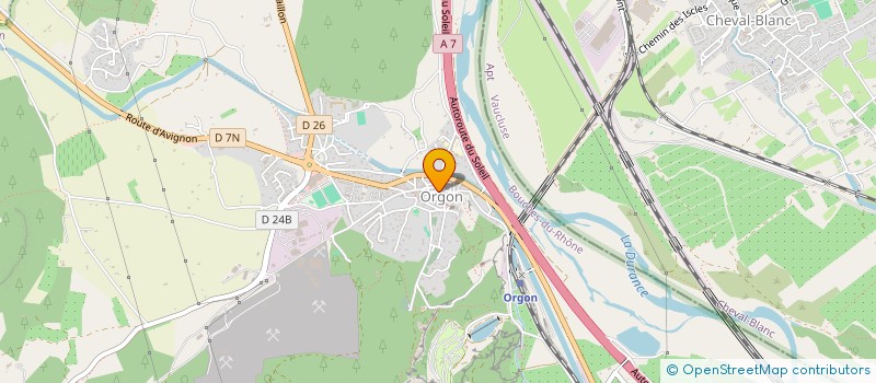 localisation de l'entreprise MONSIEUR CHRISTOPHE NAVARRO  ORGON