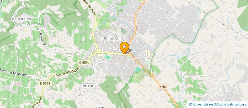 localisation de l'entreprise MONSIEUR CHRISTOPHE NEGREL  LE BEAUSSET