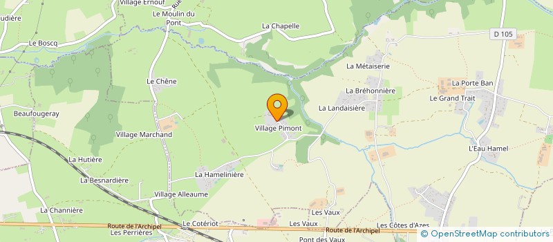 localisation de l'entreprise MONSIEUR CHRISTOPHE NESPOUX  SAINT-JEAN-DES-CHAMPS