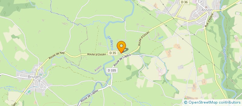 localisation de l'entreprise MONSIEUR CHRISTOPHE NETO AFONSO  MAZERES-LEZONS