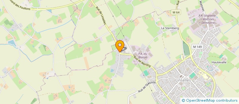 localisation de l'entreprise MONSIEUR CHRISTOPHE NEUMANN  LINSELLES