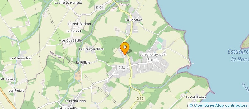 localisation de l'entreprise MONSIEUR CHRISTOPHE NEVEU à LANGROLAY-SUR-RANCE