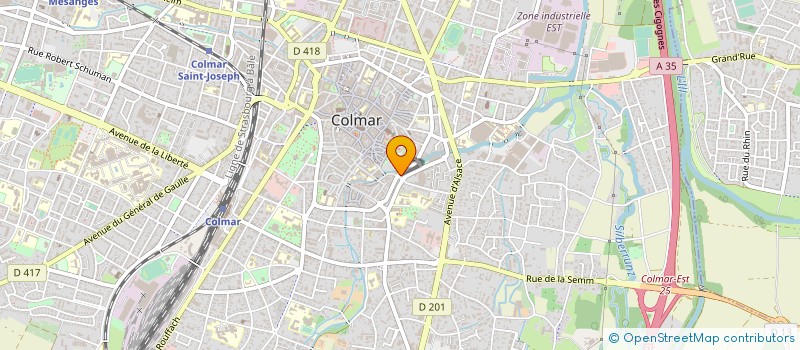 localisation de l'entreprise MONSIEUR CHRISTOPHE NICOLE  COLMAR