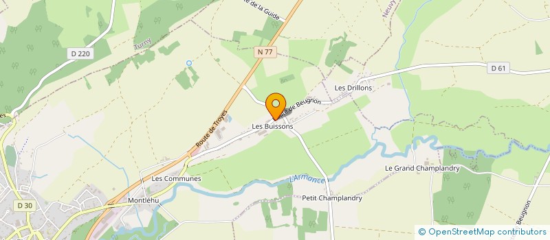 localisation de l'entreprise MONSIEUR CHRISTOPHE NICOLLE  SAINT-FLORENTIN