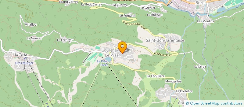 localisation de l'entreprise MONSIEUR CHRISTOPHE NICOUD à COURCHEVEL