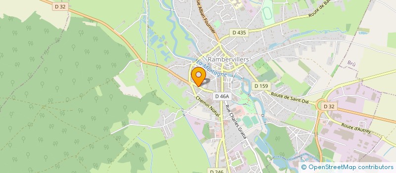 localisation de l'entreprise MONSIEUR CHRISTOPHE NIVESSE  RAMBERVILLERS