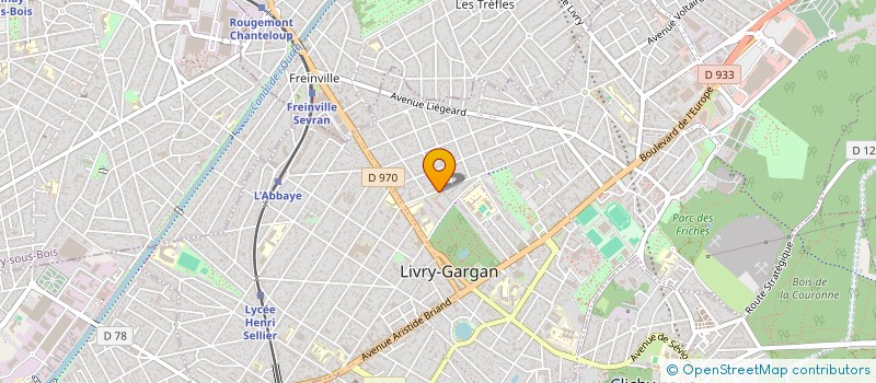 localisation de l'entreprise MONSIEUR CHRISTOPHE NKOUNKOU  LIVRY-GARGAN