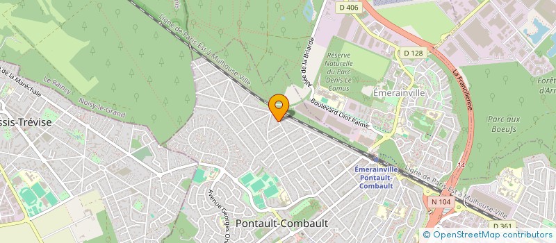 localisation de l'entreprise MONSIEUR CHRISTOPHE NOBRE à PONTAULT-COMBAULT