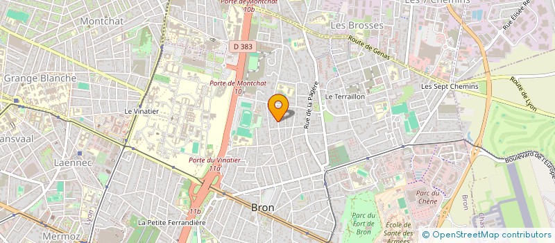 localisation de l'entreprise MONSIEUR CHRISTOPHE NOGHA MBAI  BRON