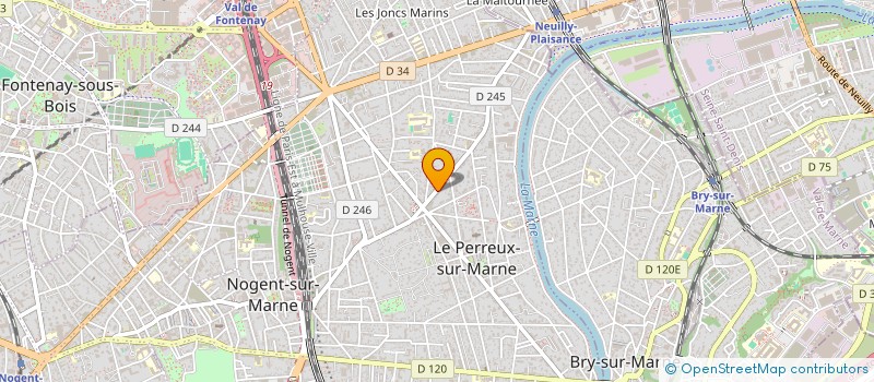 localisation de l'entreprise MONSIEUR CHRISTOPHE NOIREL  LE PERREUX-SUR-MARNE