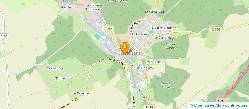localisation de l'entreprise MONSIEUR CHRISTOPHE NOIROT  SAINT-SAENS