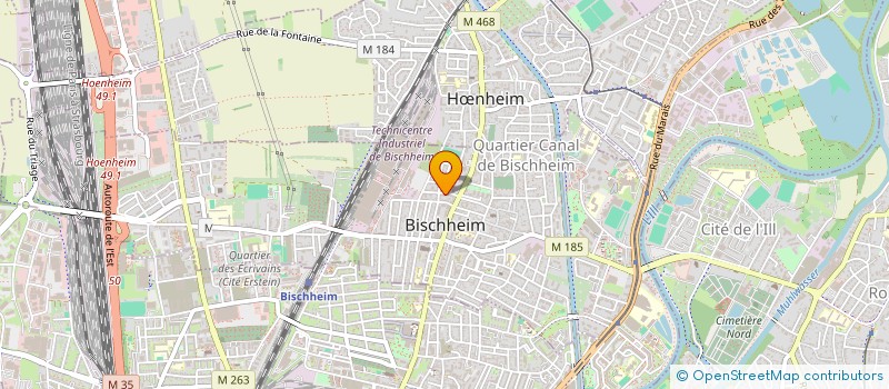 localisation de l'entreprise MONSIEUR CHRISTOPHE NONNWEILER à BISCHHEIM