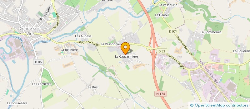 localisation de l'entreprise MONSIEUR CHRISTOPHE NOQUET  CONDE-SUR-VIRE