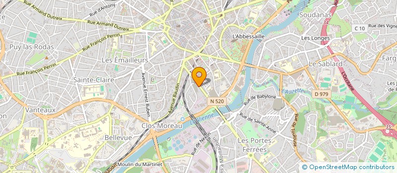 localisation de l'entreprise MONSIEUR CHRISTOPHE NORMAND à LIMOGES
