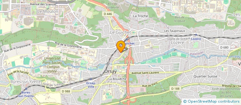 localisation de l'entreprise MONSIEUR CHRISTOPHE NOUVIAN à ORSAY