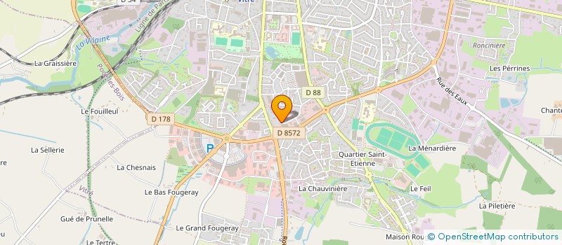 localisation de l'entreprise MONSIEUR CHRISTOPHE NOYALET à VITRE
