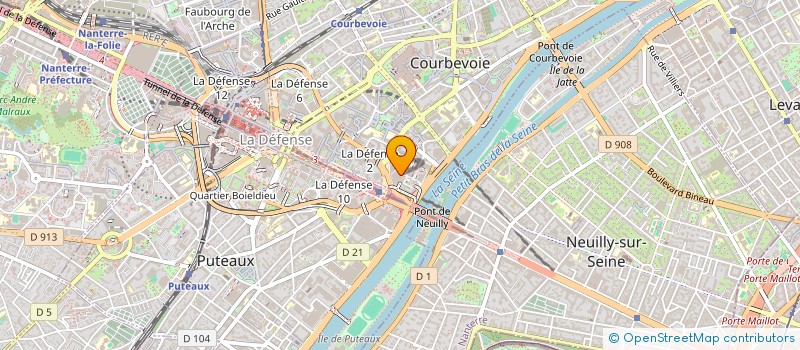 localisation de l'entreprise MONSIEUR CHRISTOPHE NUSBAUMER à COURBEVOIE