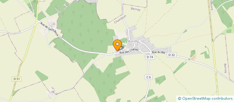 localisation de l'entreprise MONSIEUR CHRISTOPHE OCON  CHAMBOIS