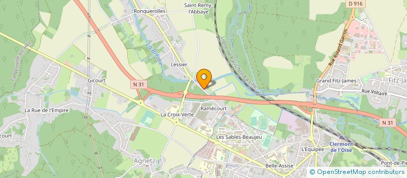 localisation de l'entreprise MONSIEUR CHRISTOPHE ODILE  AGNETZ