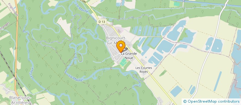 localisation de l'entreprise MONSIEUR CHRISTOPHE ODINOT  BIGNICOURT-SUR-MARNE