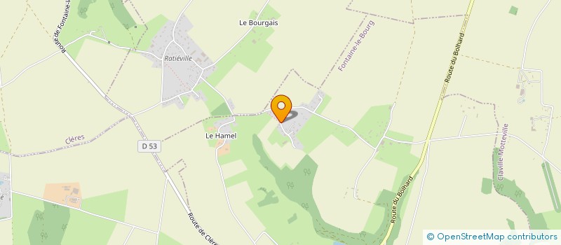 localisation de l'entreprise MONSIEUR CHRISTOPHE OEUILLIOT  FONTAINE-LE-BOURG