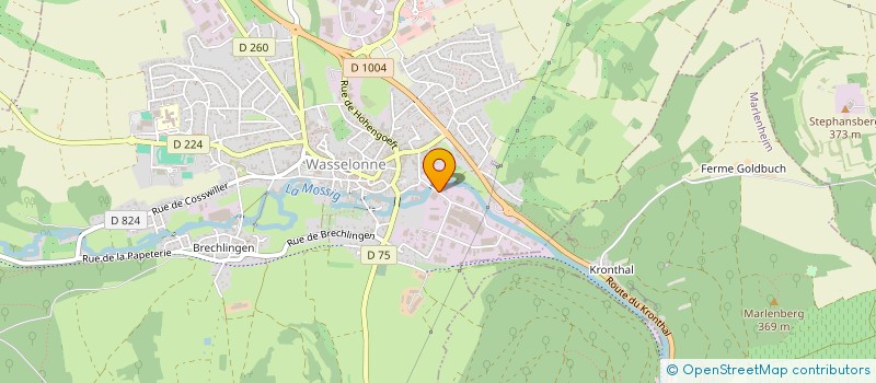 localisation de l'entreprise MONSIEUR CHRISTOPHE OHL  WASSELONNE