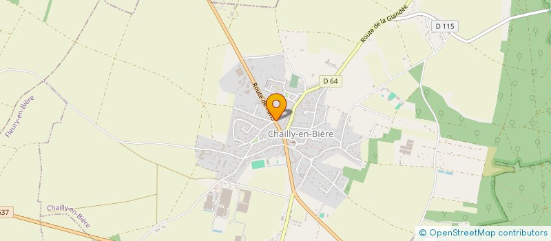 localisation de l'entreprise MONSIEUR CHRISTOPHE OLIVEIRA  CHAILLY-EN-BIERE