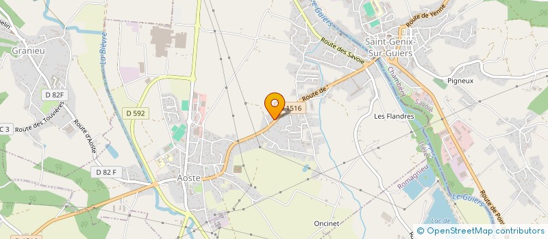 localisation de l'entreprise MONSIEUR CHRISTOPHE OLIVIER  AOSTE