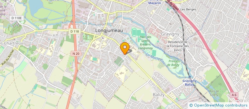 localisation de l'entreprise MONSIEUR CHRISTOPHE OLIVIER BARDOUX  LONGJUMEAU