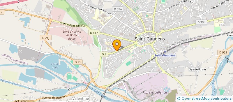 localisation de l'entreprise MONSIEUR CHRISTOPHE OLIVRY à SAINT-GAUDENS