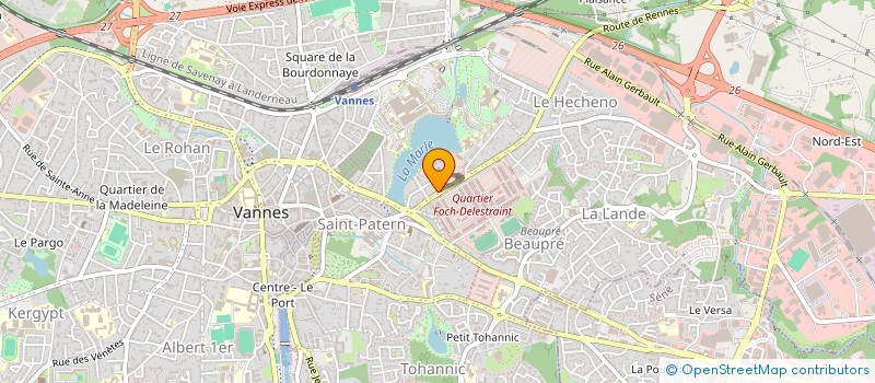 localisation de l'entreprise MONSIEUR CHRISTOPHE OLLIVIER à VANNES