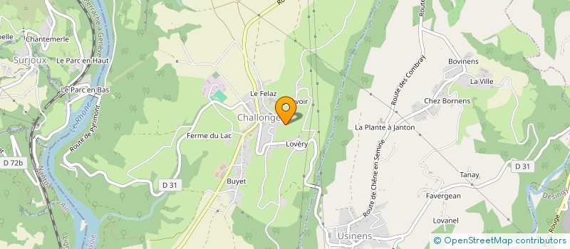 localisation de l'entreprise MONSIEUR CHRISTOPHE OLMO  SEYSSEL