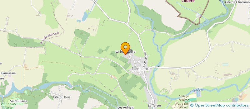 localisation de l'entreprise MONSIEUR CHRISTOPHE OREILLARD  SEGRE-EN-ANJOU BLEU