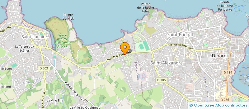 localisation de l'entreprise MONSIEUR CHRISTOPHE ORIEUX  SAINT-LUNAIRE