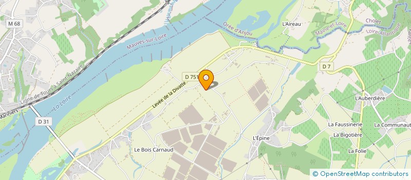 localisation de l'entreprise MONSIEUR CHRISTOPHE ORIEUX  DIVATTE-SUR-LOIRE