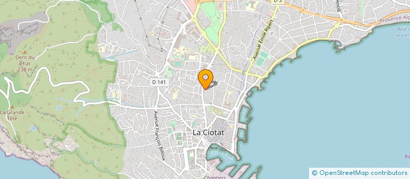 localisation de l'entreprise MONSIEUR CHRISTOPHE ORSO à LA CIOTAT