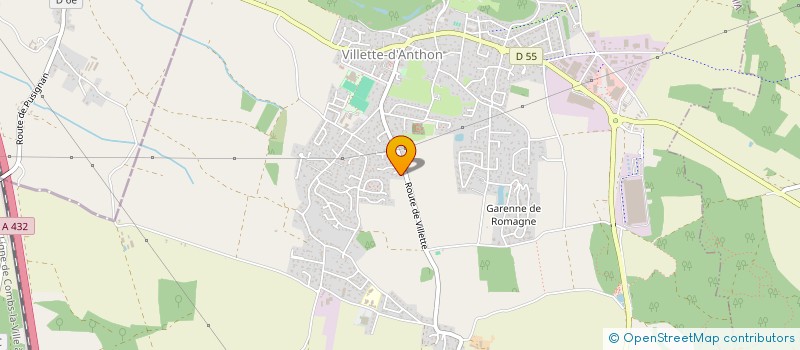 localisation de l'entreprise MONSIEUR CHRISTOPHE OSTERNAUD  VILLETTE-D'ANTHON