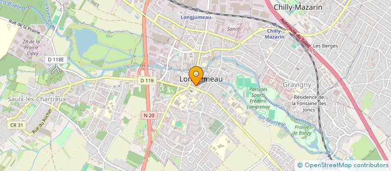 localisation de l'entreprise MONSIEUR CHRISTOPHE OTTIN à LONGJUMEAU