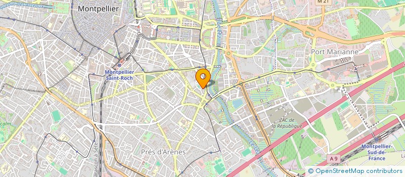 localisation de l'entreprise MONSIEUR CHRISTOPHE OUDAR à MONTPELLIER