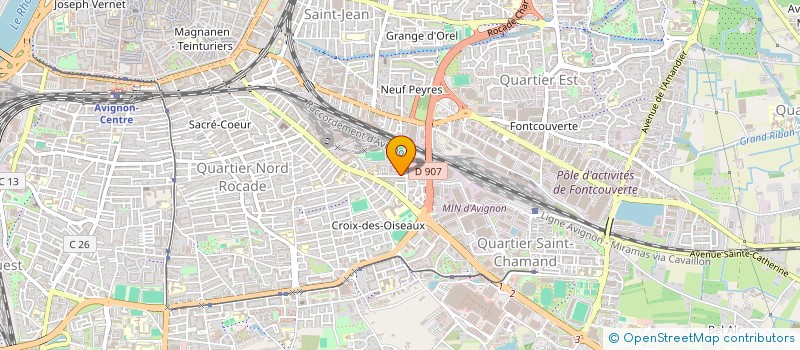 localisation de l'entreprise MONSIEUR CHRISTOPHE OURIET  AVIGNON