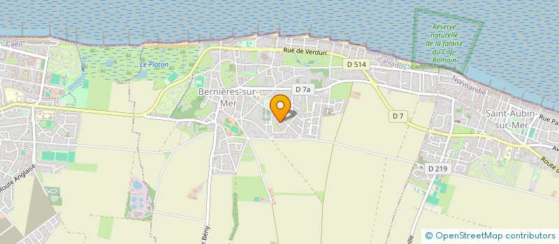 localisation de l'entreprise MONSIEUR CHRISTOPHE OZOUF  BERNIERES-SUR-MER